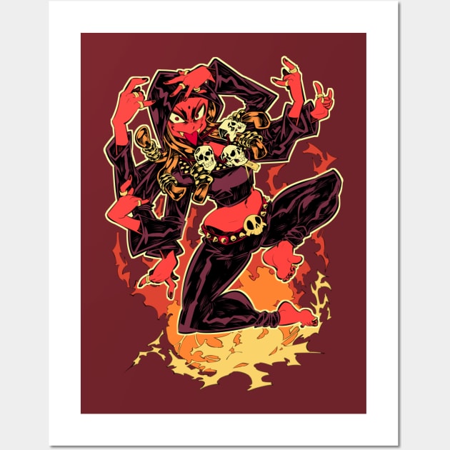 Kali girl Wall Art by Rafchu